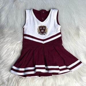 Harvard University Crimson and White Baby Cheerleader Dress